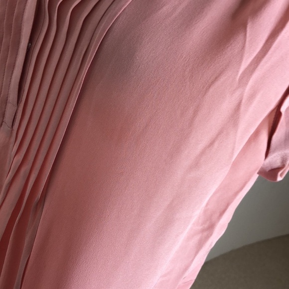 Rebecca Taylor Pink Silk Sleeveless Blouse 12 - Picture 8 of 9